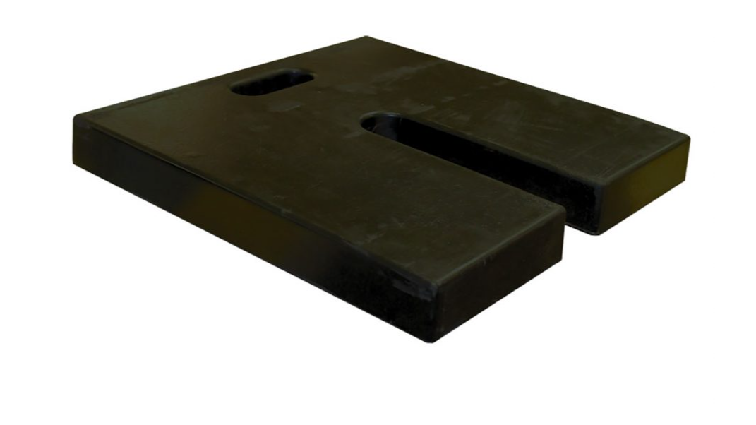 Upright Base Rubber Weight 30 Lbs.