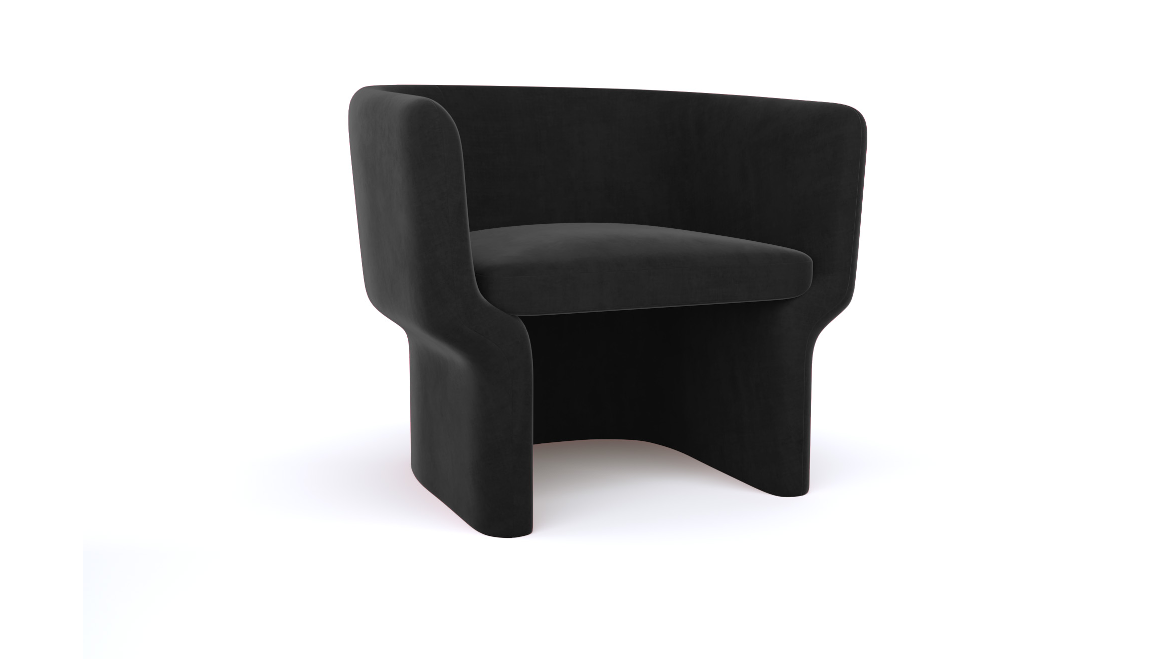 Cachet Chair – Black Velvet