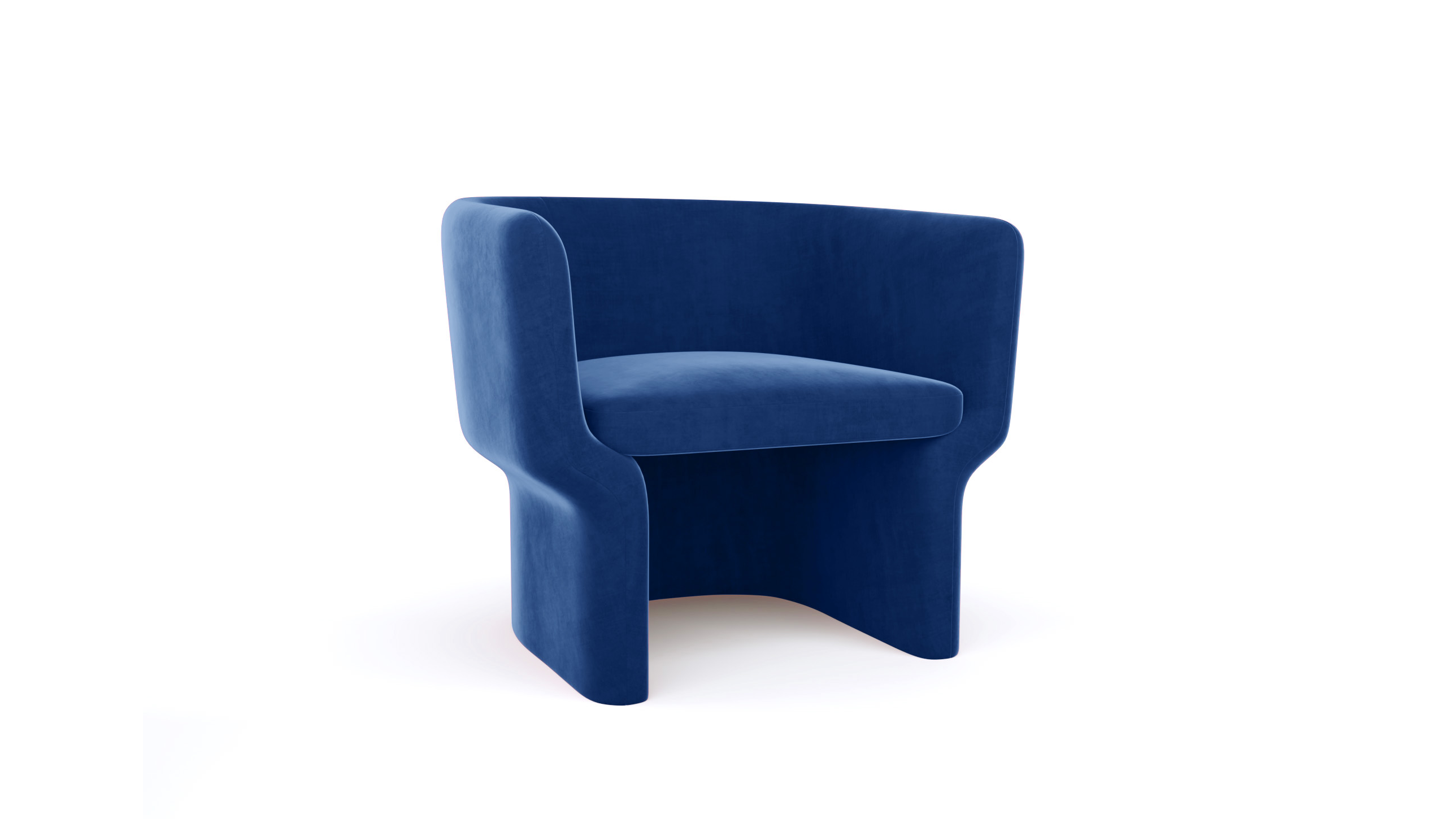 Cachet Chair – Sapphire Velvet