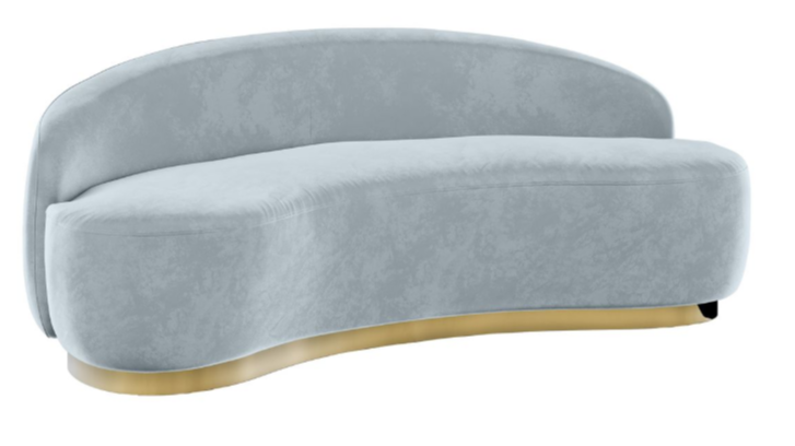 Colette Coco Gold Base Love Seat – Rain Velvet