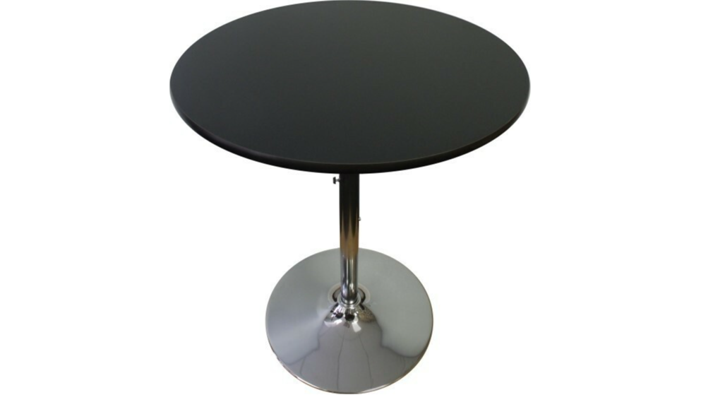 30 Round Cocktail BLACK Table 30 High