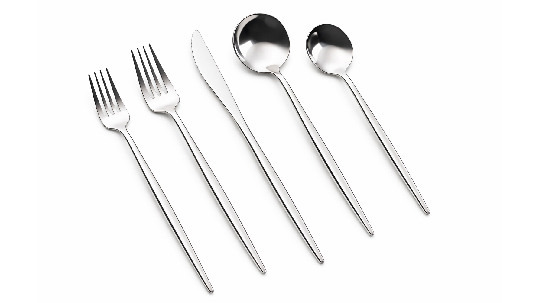 Vera SILVER Dinner Fork (Pack of 10)