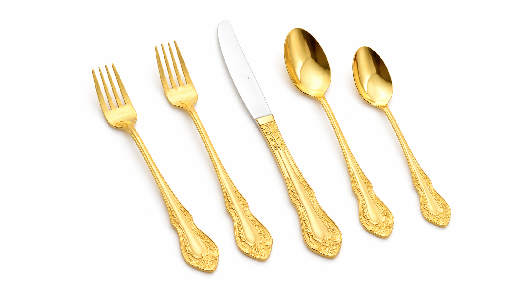 King Arthur Gold Teaspoon 18/10 (Pack Of 10)