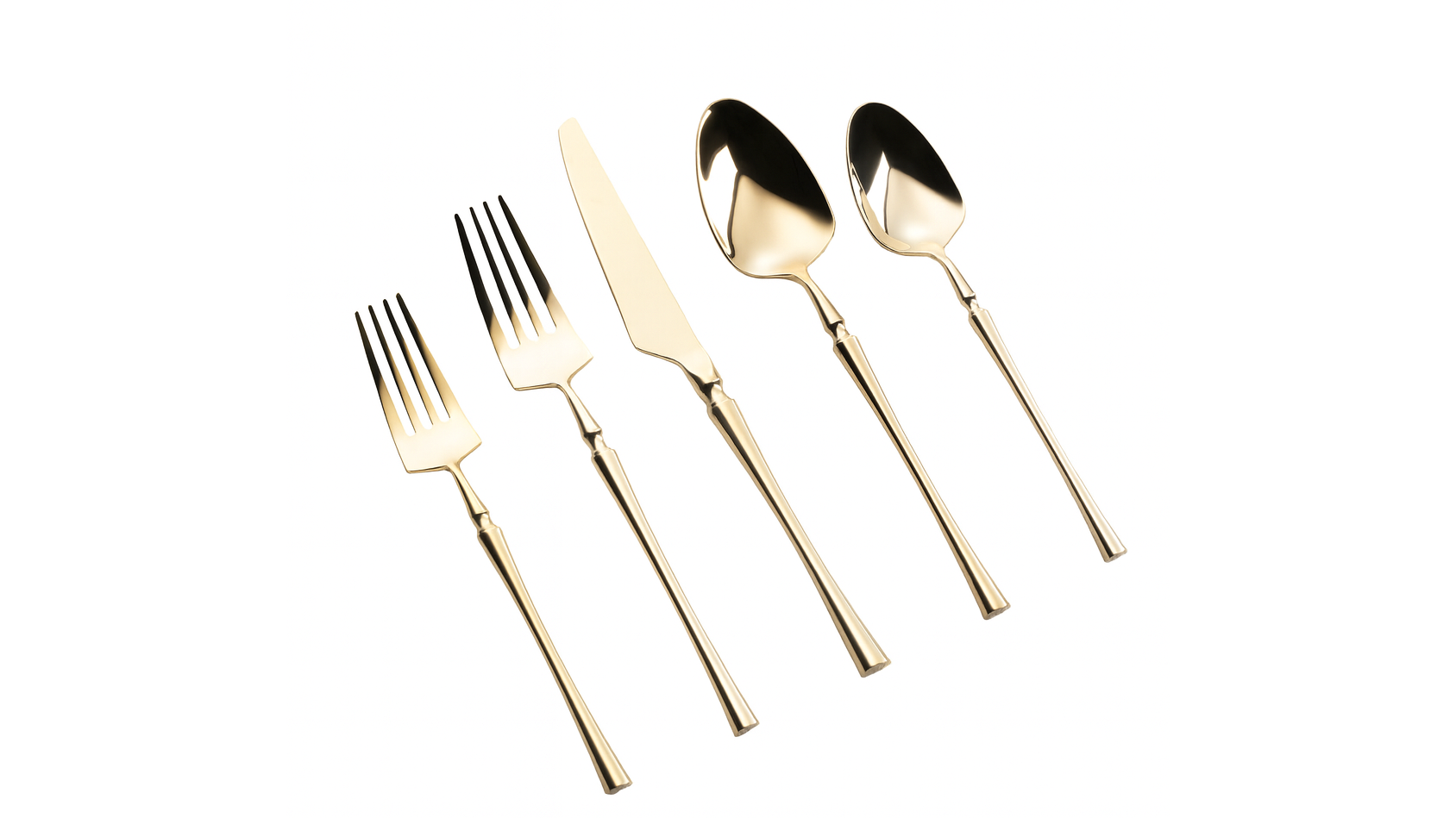 Irene CHAMPAGNE GOLD Dinner Fork 18/10 (Pack of 10)
