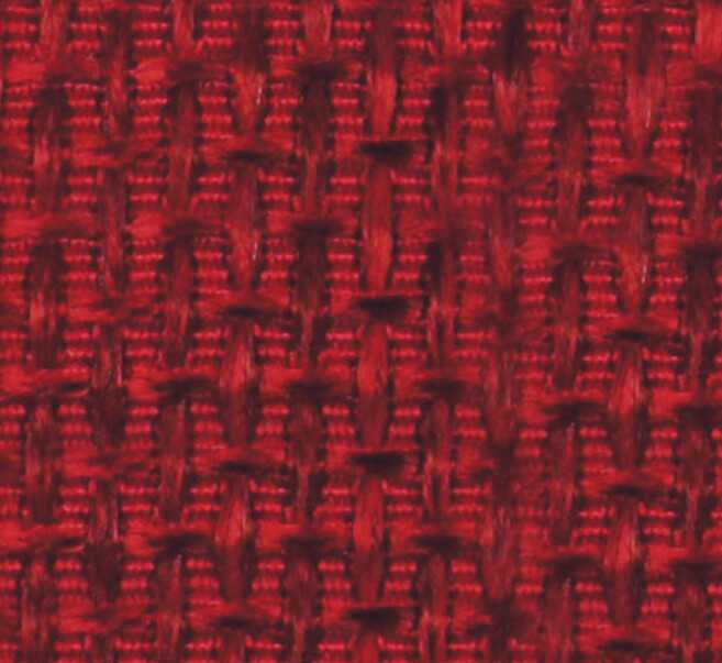 Red Basket Weave Dinner Napkin
