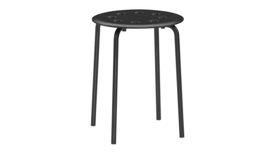 Barstool Kids Backless Black