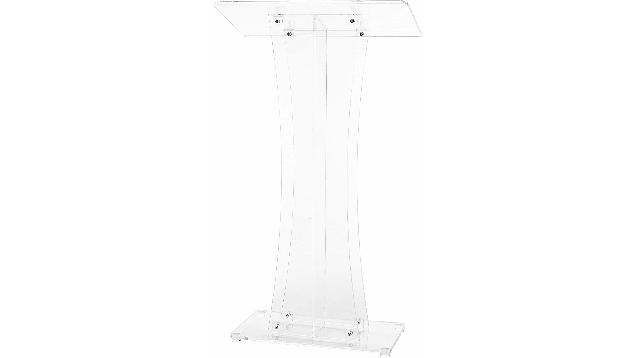 Acrylic Podium – 47″ High x 26.75″ Wide Top