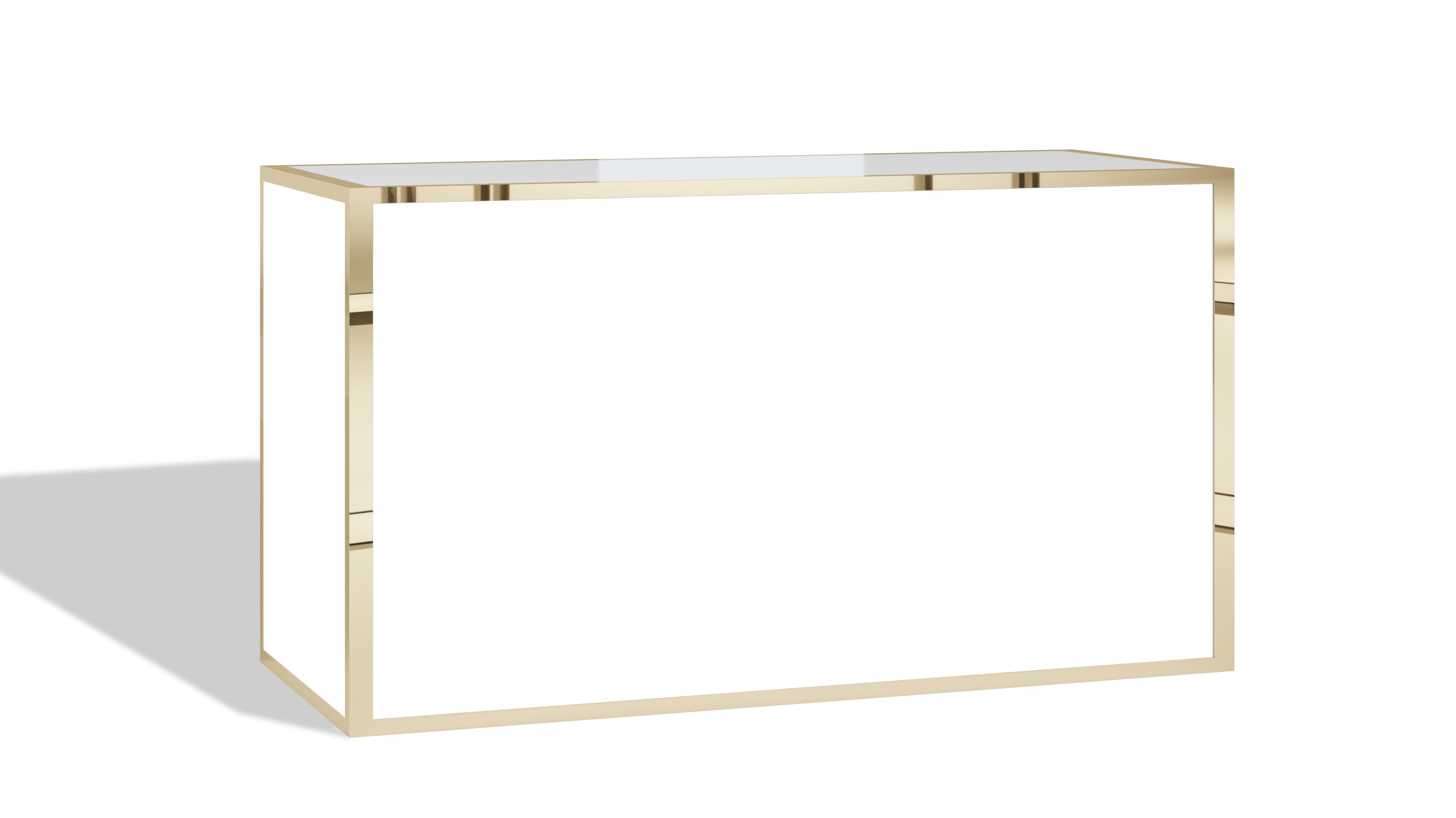 Avenue Polished Gold – White Bar 6′