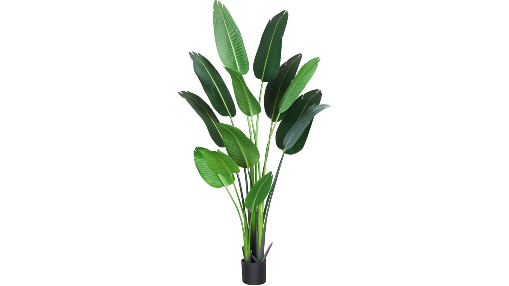 Artificial Bird of Paradise Faux Palm Tree 6′ High