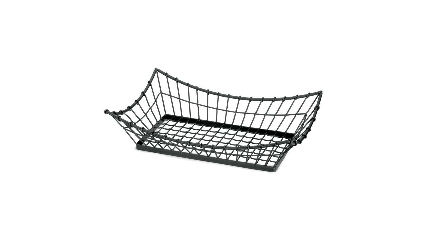 Black Iron Basket 8″ X 16″