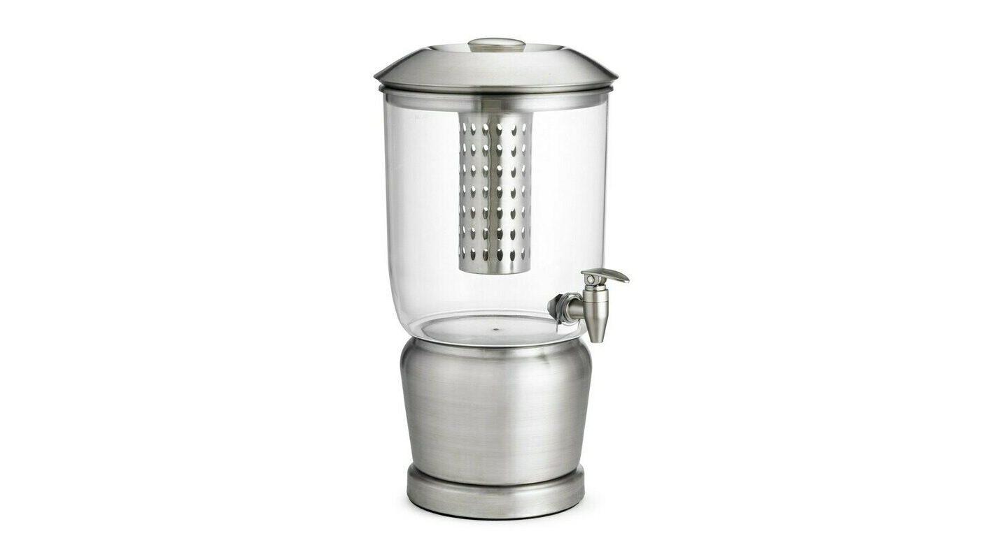 Beverage Dispenser Silver 2.5 Gal