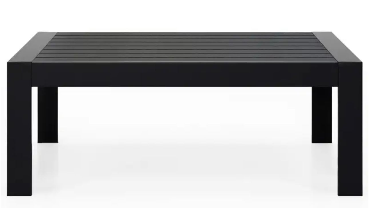 Black Outdoor Coffee Table