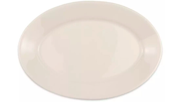 Ceramic Oval 8″ X 10″ Ivory