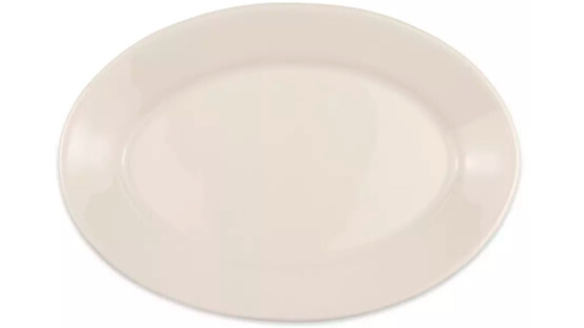 Ceramic Oval 9″ X 13″ Ivory