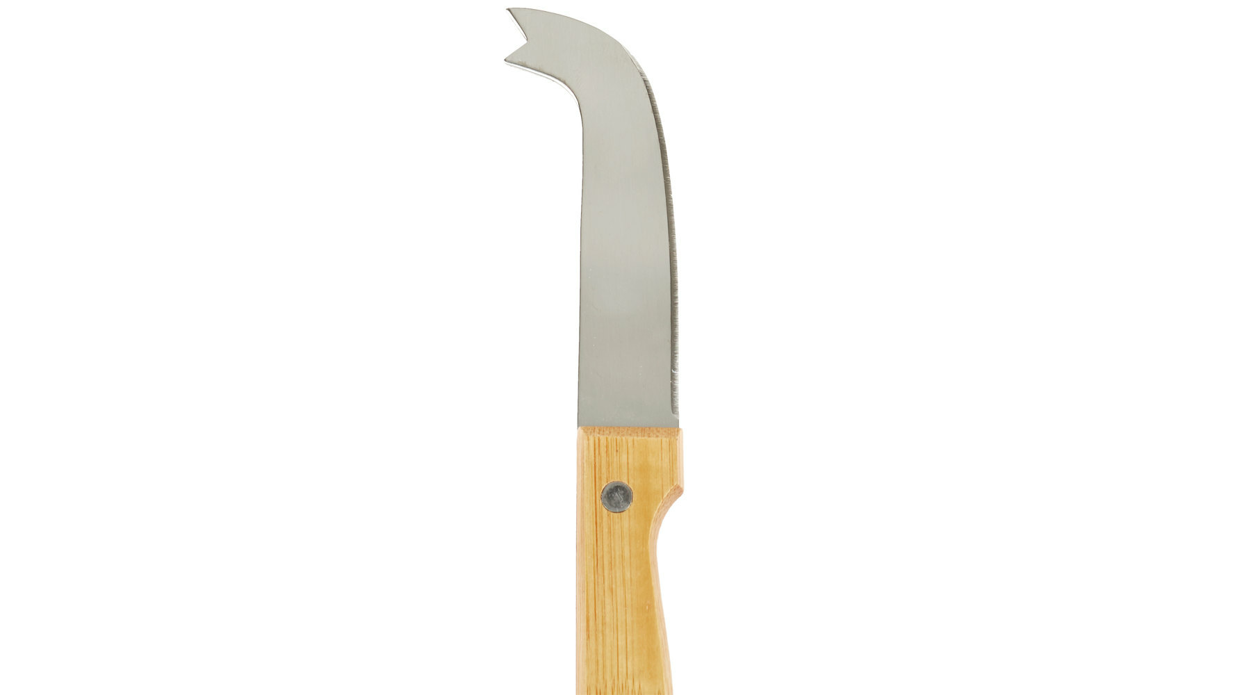 Cheese Knife/ Spreader With Bamboo Handle