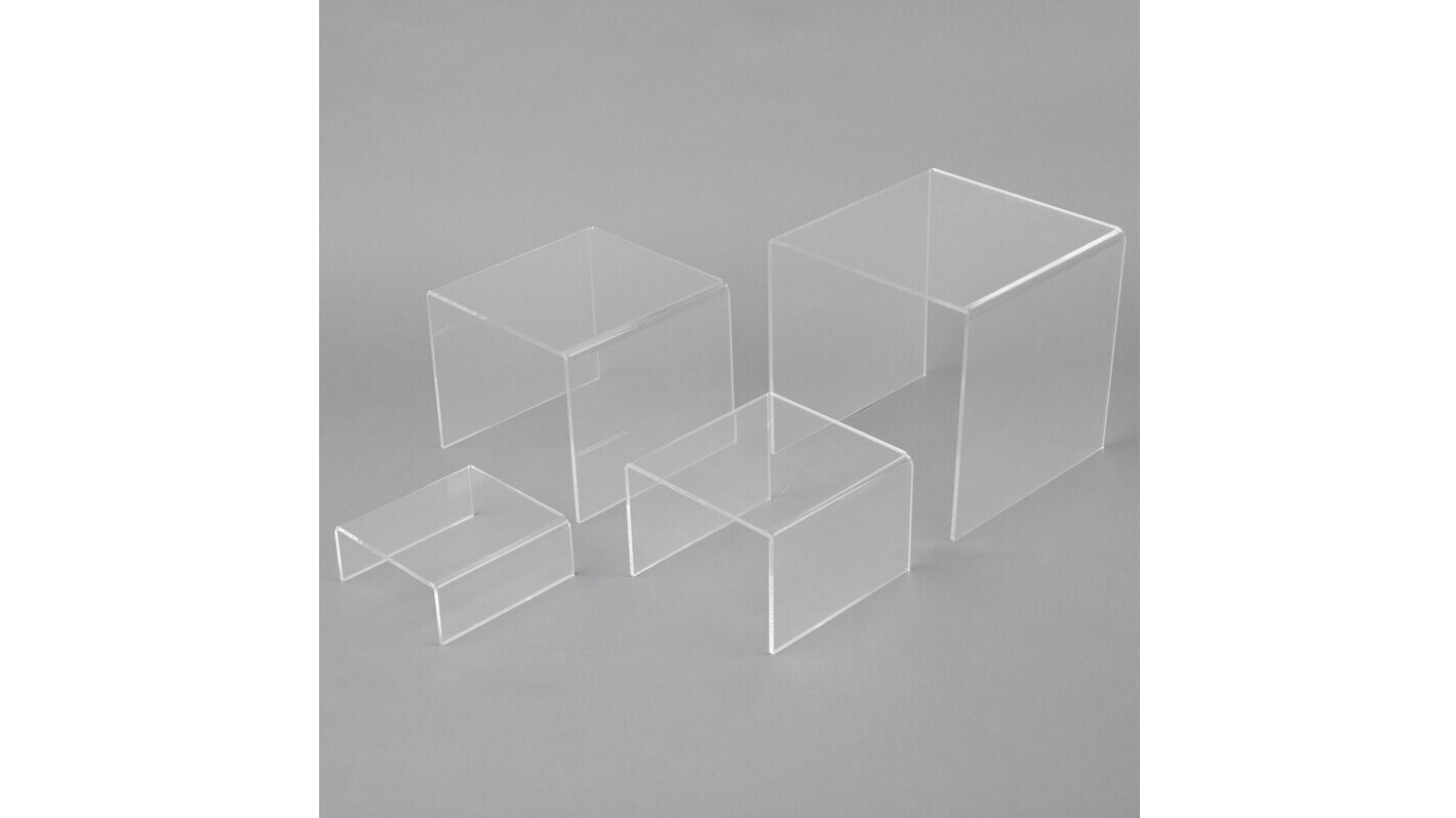 Clear Acrylic Riser 8″ x 8″ x 8″ riser