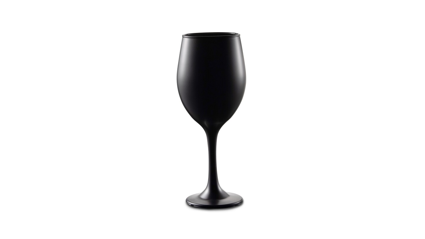 Colored Black Goblet 12 Oz. (Rack Of 25)