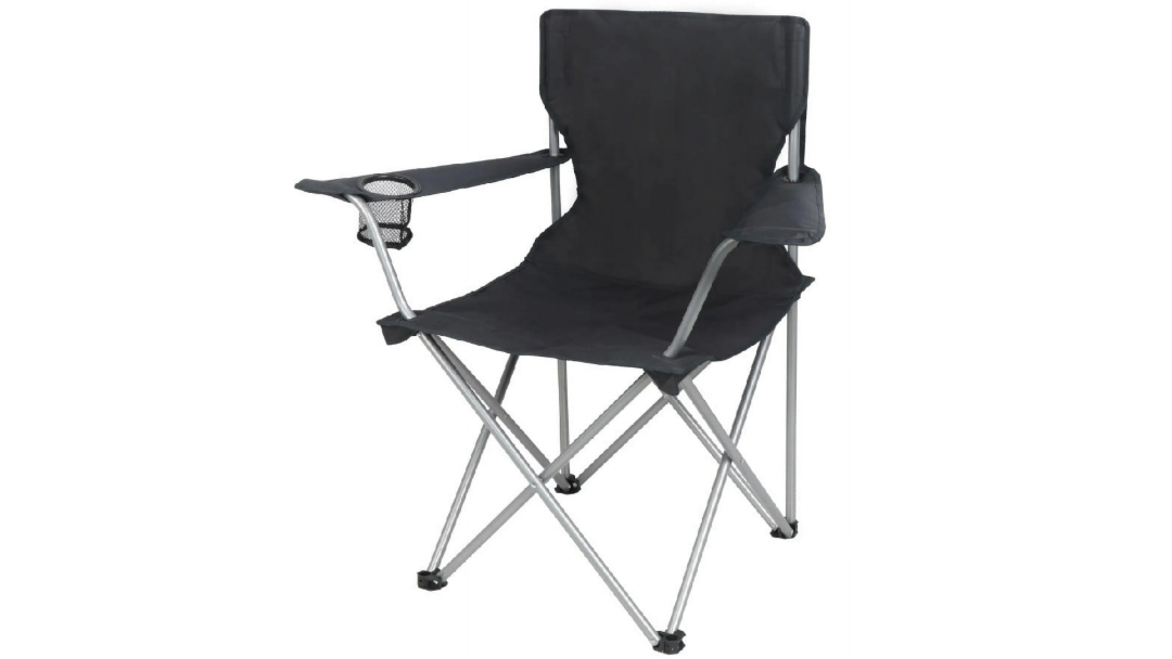 Folding Tailgate Chair Black