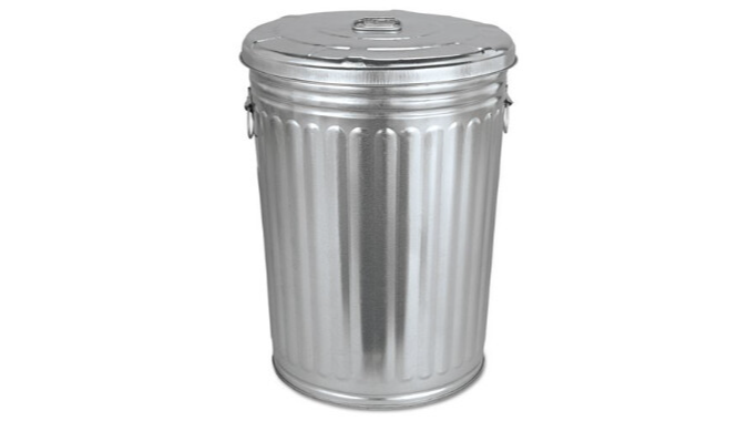 Garbage Pail Metal 32 Gal.