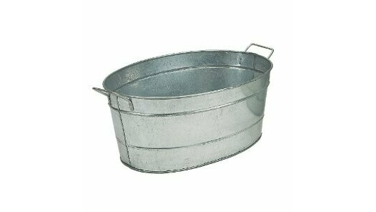 Galvanized Tub Oval 5.5 Gal