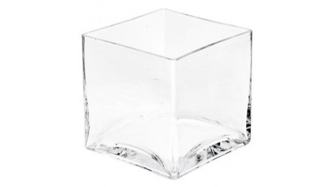 Glass Cube Bowl 5″