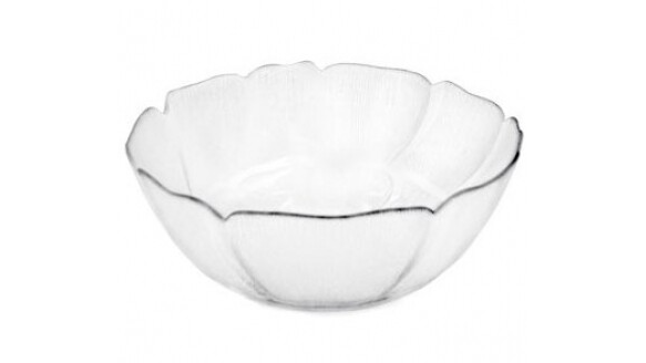 Glass Fleur Bowl 6 Qt.