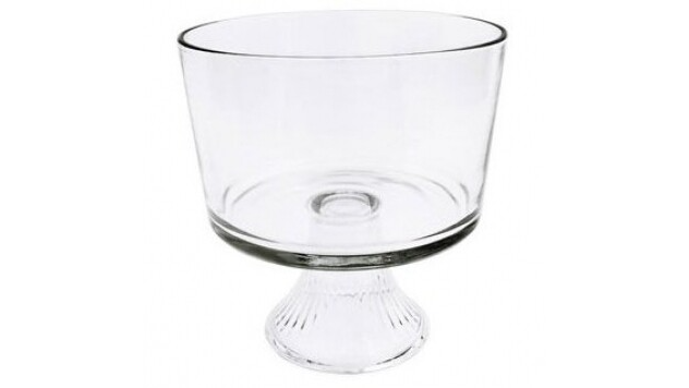 Glass Trifle Bowl 3 Qt.