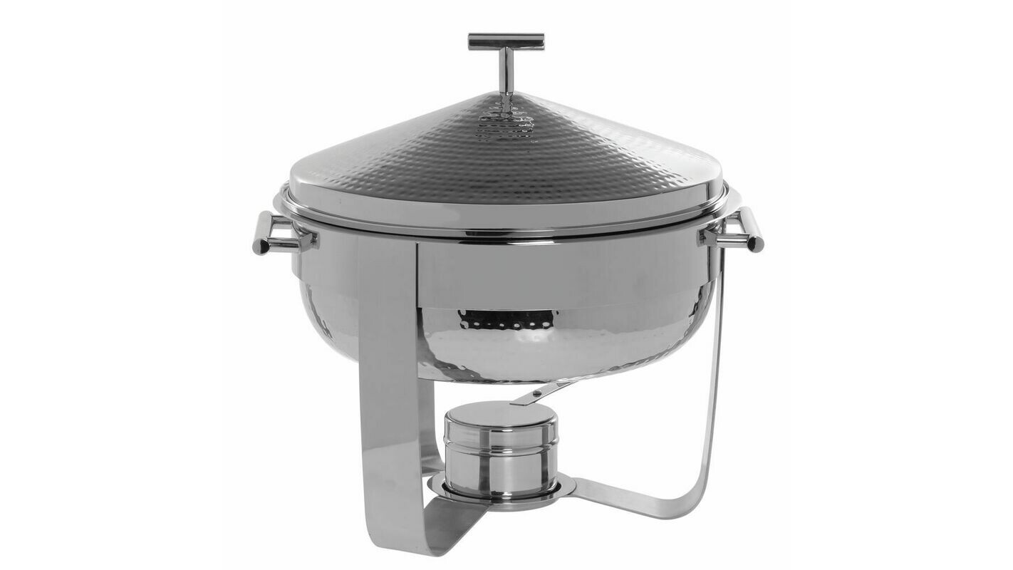 Hammered Chafing Dish Round 6 Qt.