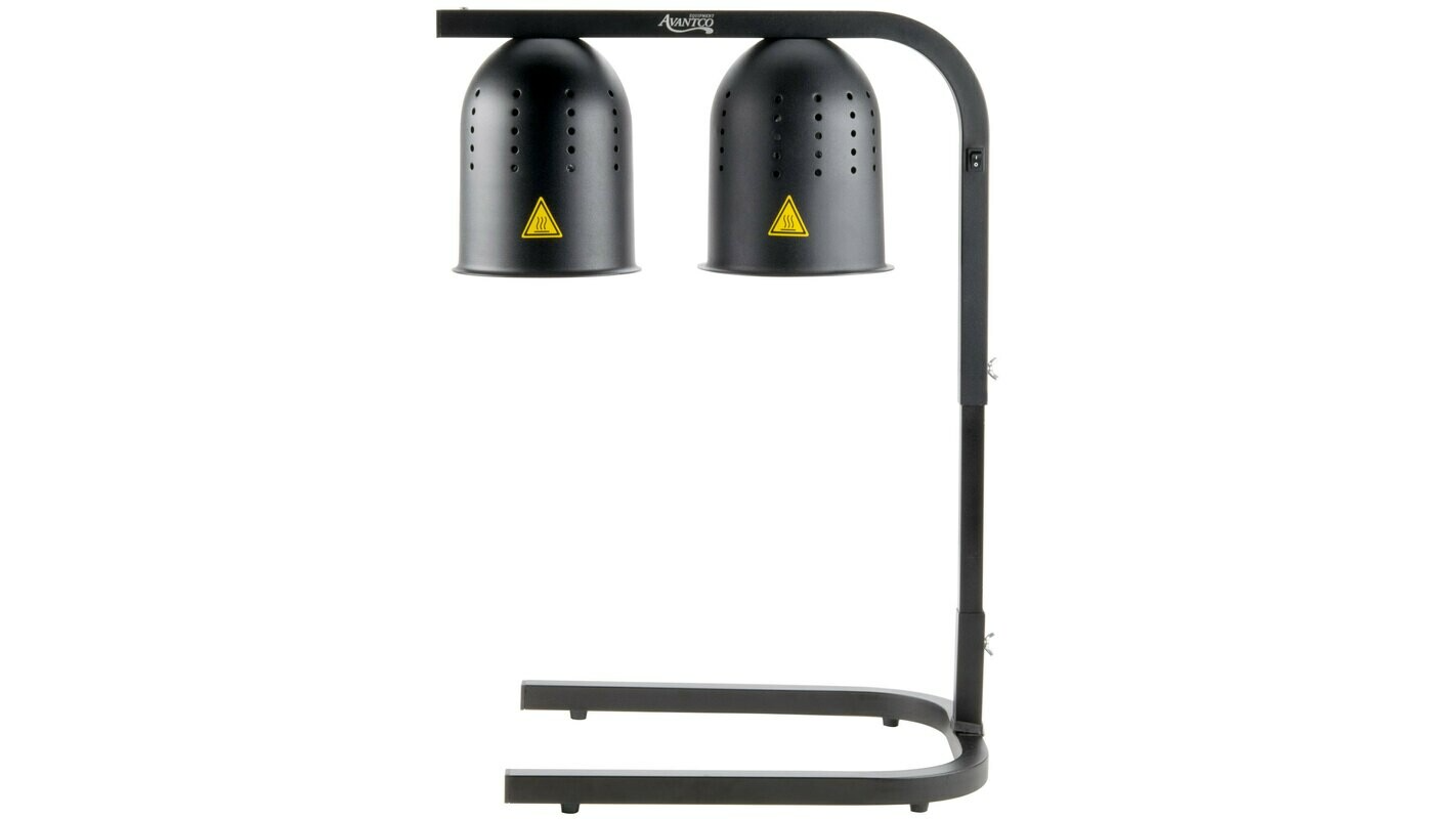 Heat Lamp 2 Bulb BLACK