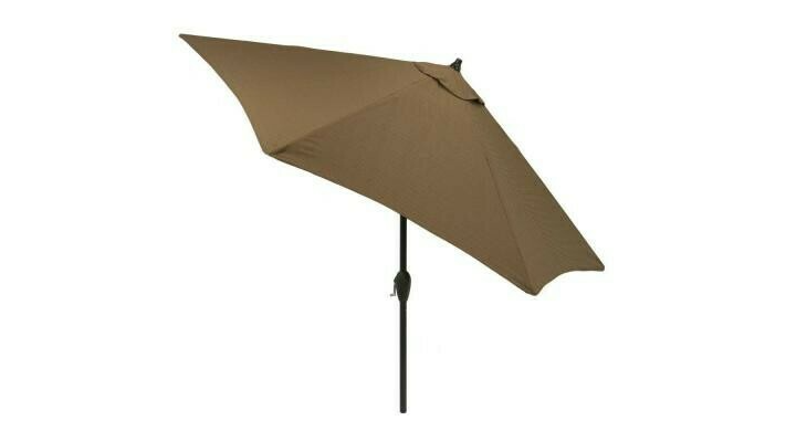 Khaki Market Umbrella 9′ Wide