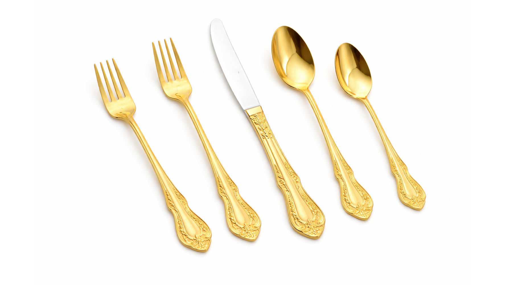 King Arthur Gold Salad Fork 18/10 (Pack Of 10)