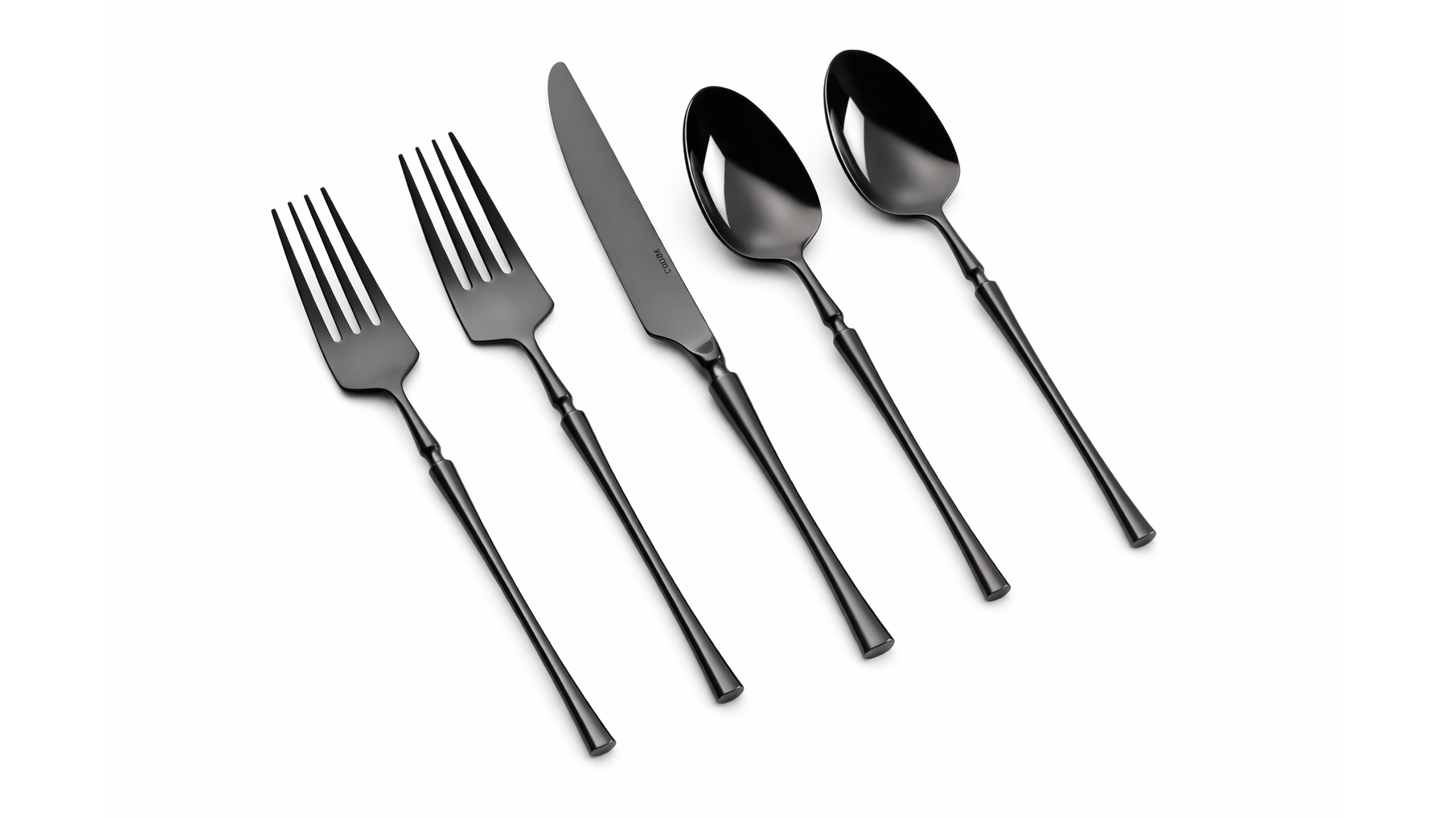 Irene BLACK Dinner Fork 18/10 (Pack of 10)