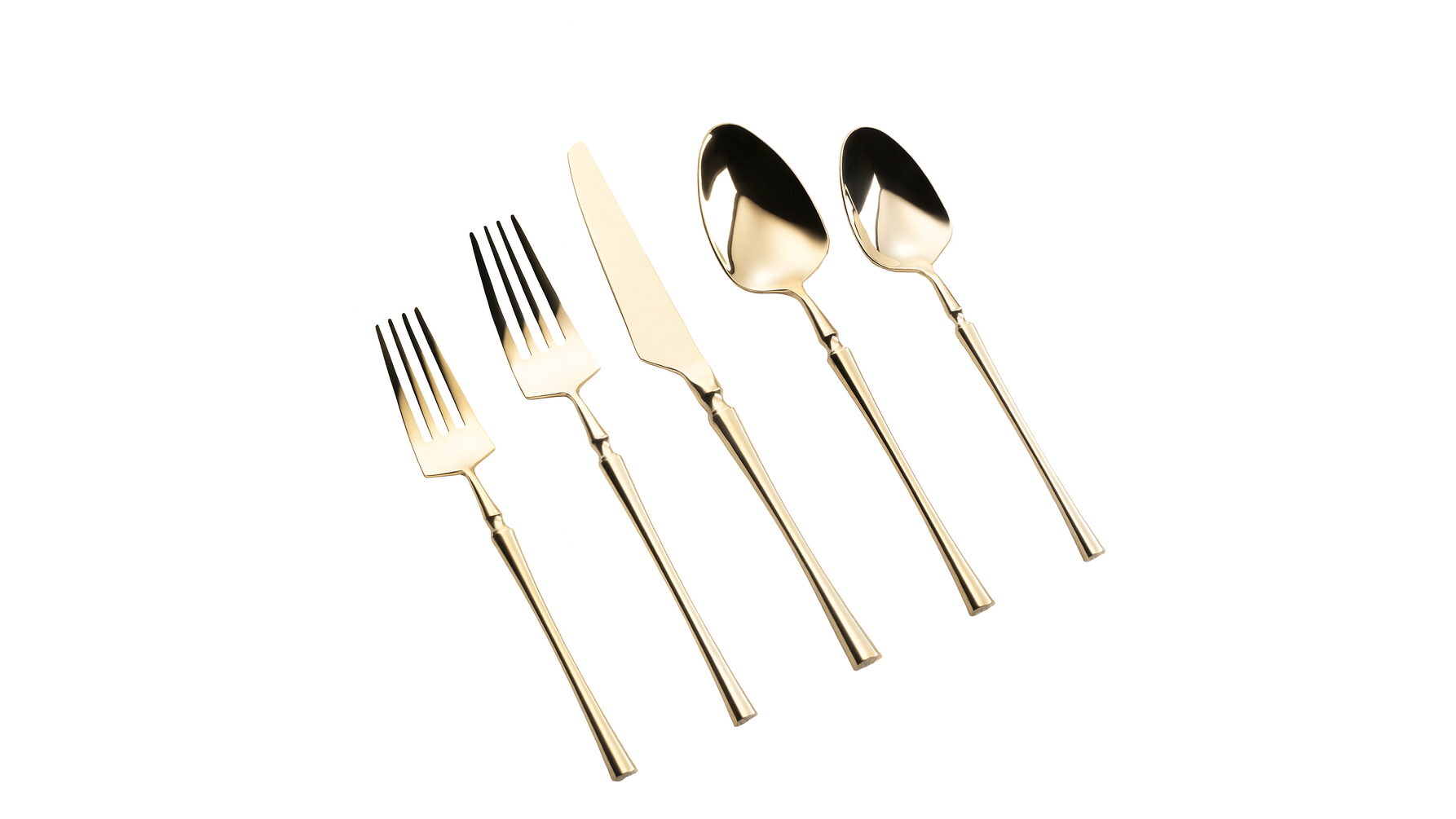 Irene CHAMPAGNE GOLD Salad Fork 18/10 (Pack of 10)