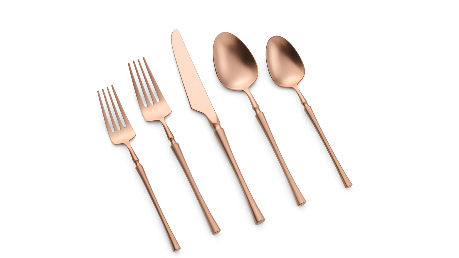 Irene ROSE GOLD Dinner Knife 18/10 (Pack of 10)