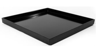 Melamine Black Rectangular Tray 13″x19″