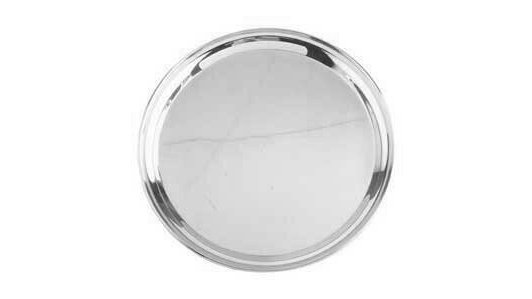 Stainless Catering Round Tray 14″