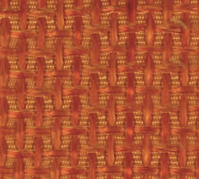 Orange Basket Weave Chair Sash