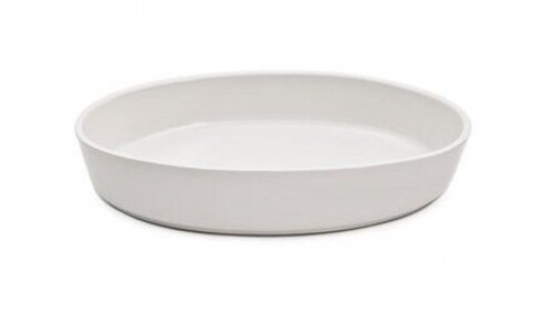 White China Bakers Oval 9″ X 12″