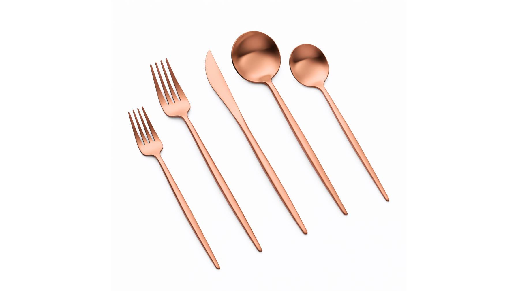 Vera ROSE GOLD Teaspoon (Pack of 10)