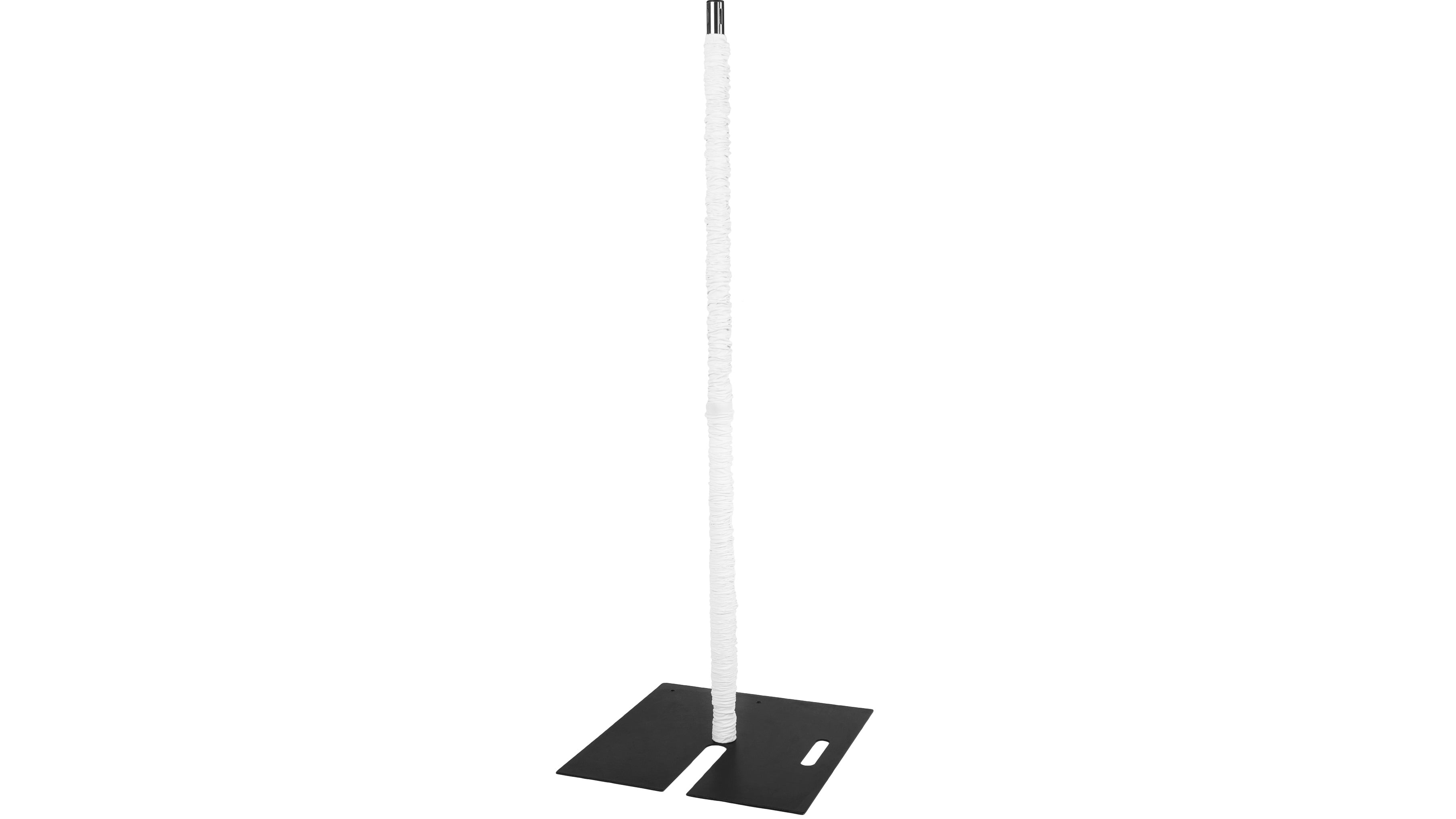 20′ WHITE SPANDEX POLE COVER
