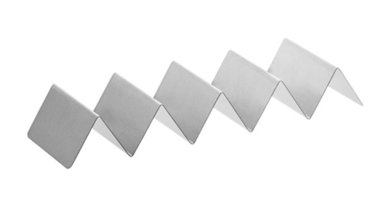 Stainless Steel taco Holder (4) 13″x4″x2″