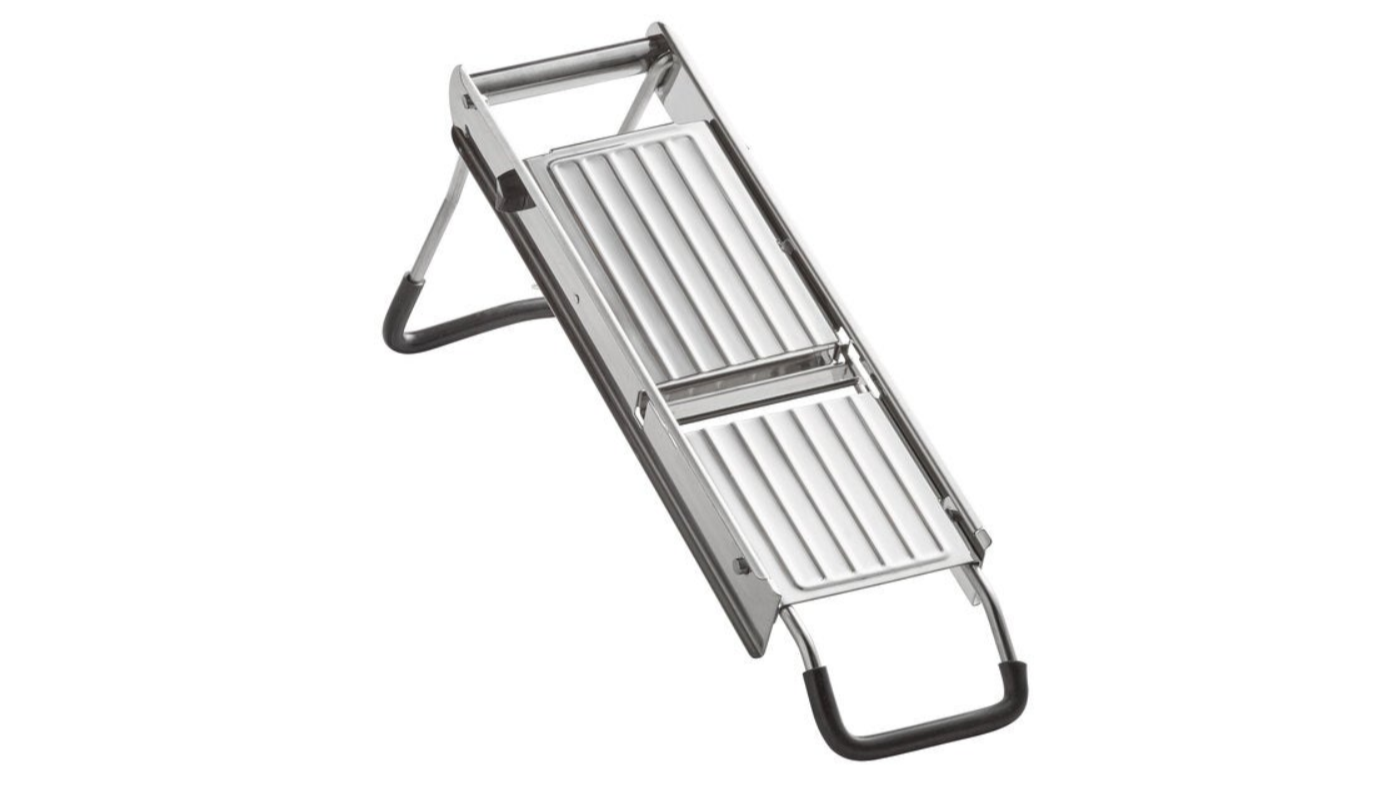 Stainless Mandoline with 5-Piece Interchangeable Blade Set