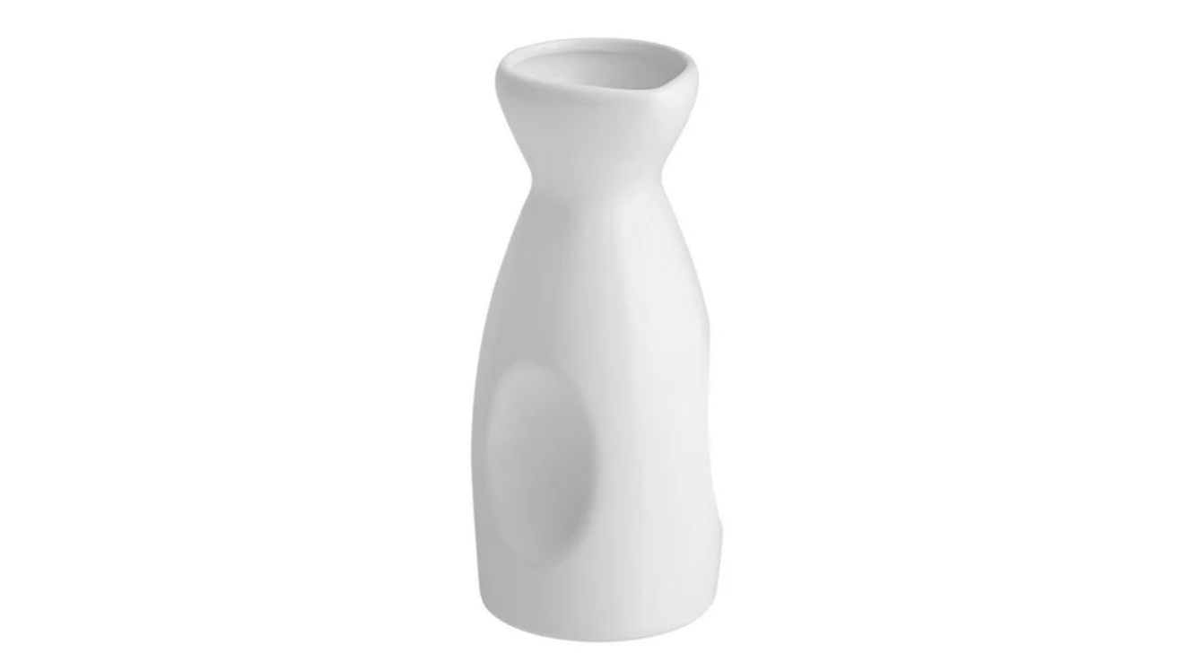 White Sake Bottle Pourer 10 Oz.