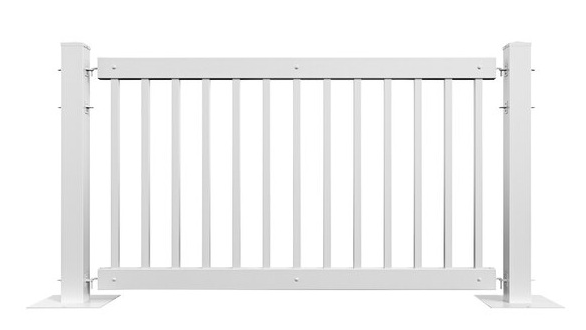 Traditional Fence White 6′ Sections