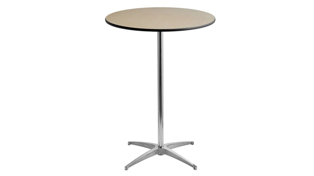 30 Round Cocktail Table 42 High