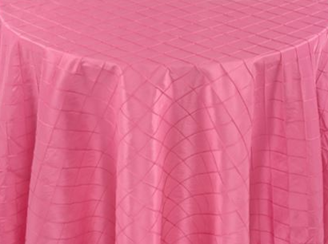 Bubble Gum Pintuck 114″ Round