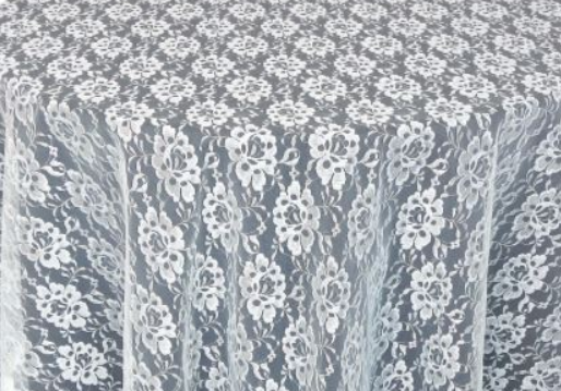 Ivory Lace 72″ x 120″ Rectangle