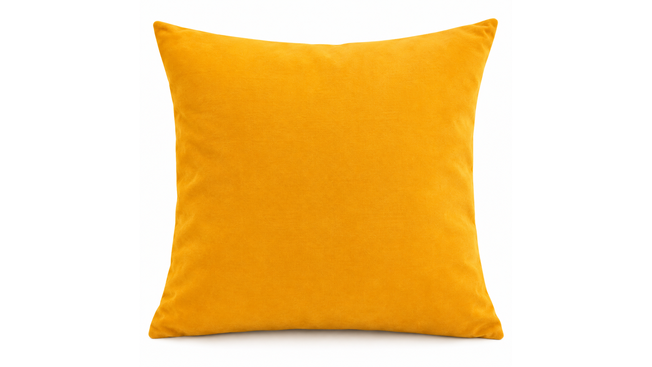 Yellow Velvet Pillow