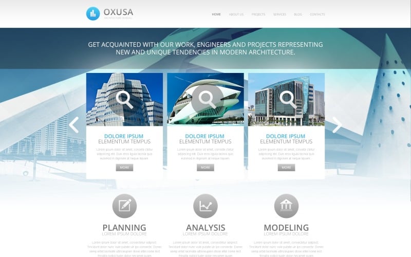 Architecture Company Drupal Template