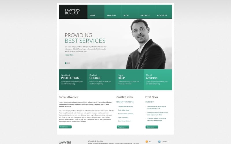 Ascetic Law Drupal Template